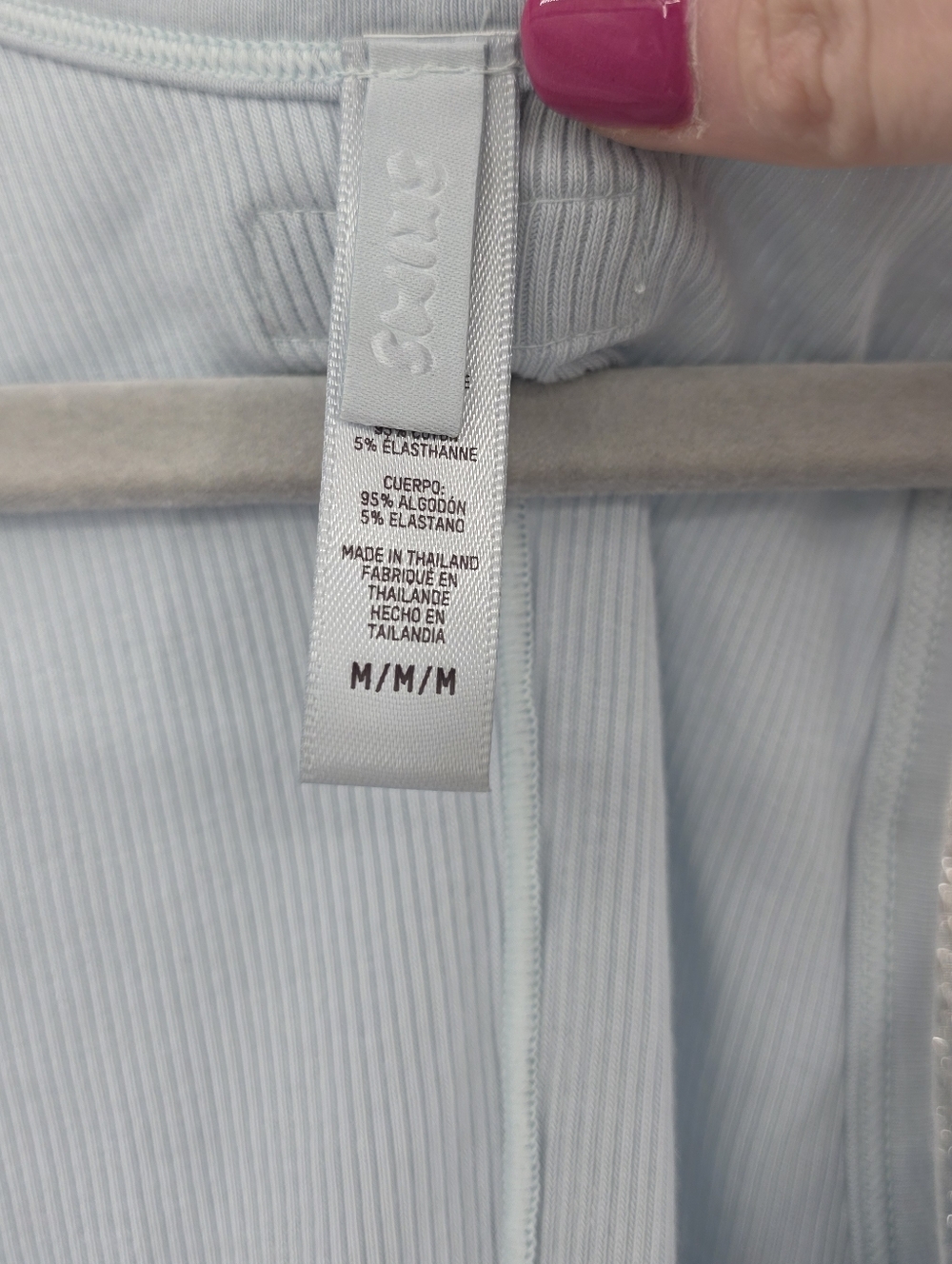 Skims Ribbed Mini Dress Medium - Picture 3 of 7